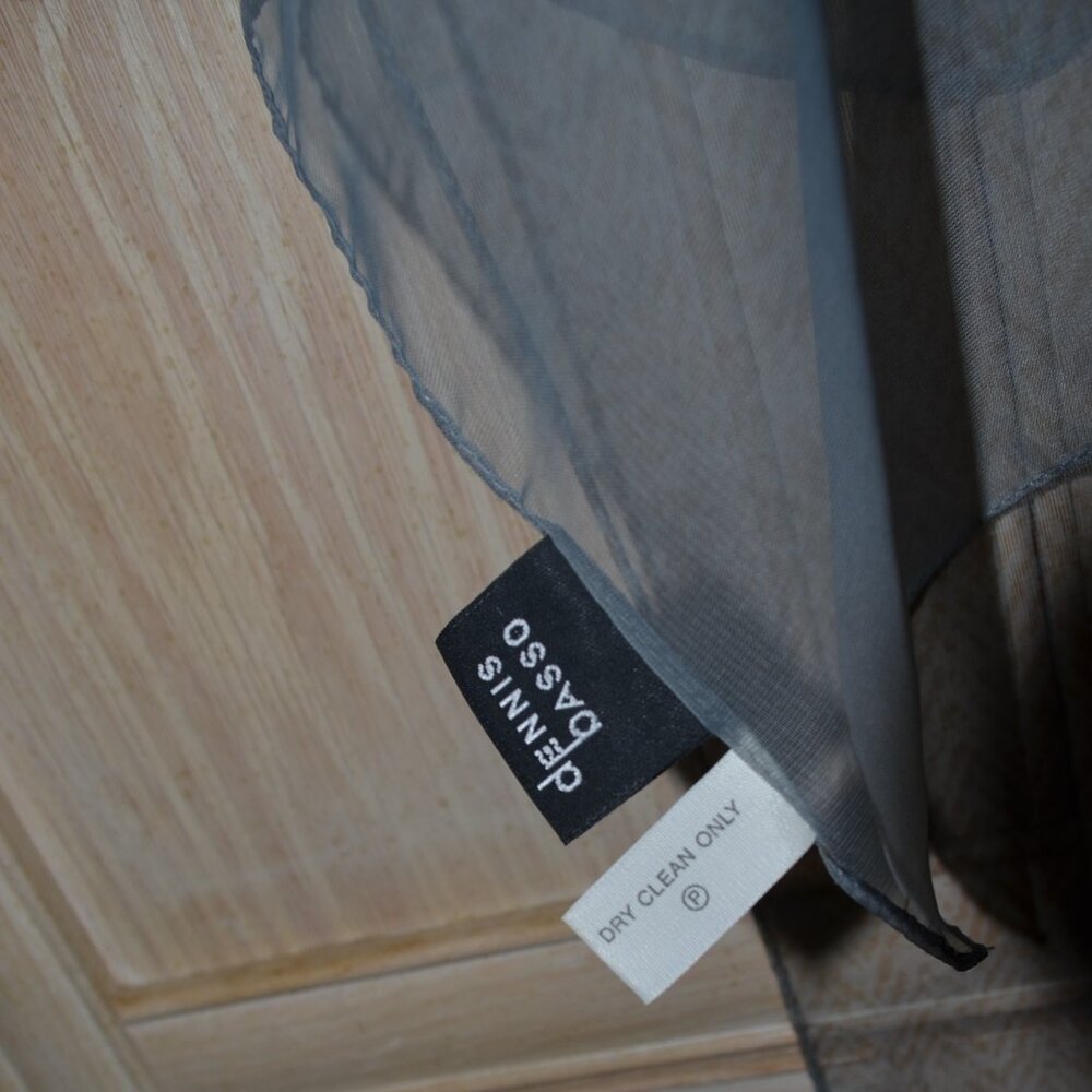 Three Sheer Rectangular Scarves, Two Dennis Basso… - image 8